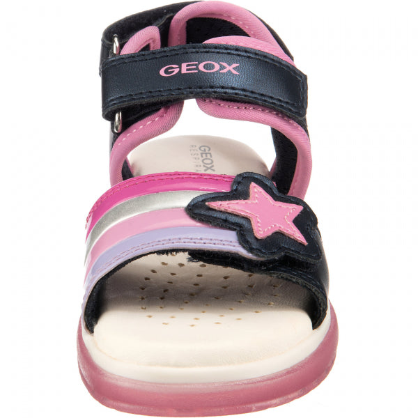 Brand New GEOX Respira Italian Shoes with LED and on/off Button - Infant 7.5