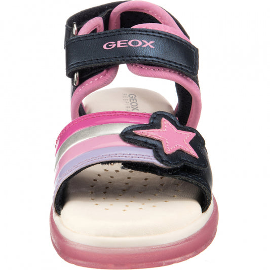 Brand New GEOX Respira Italian Shoes with LED and on/off Button - Infant 7.5