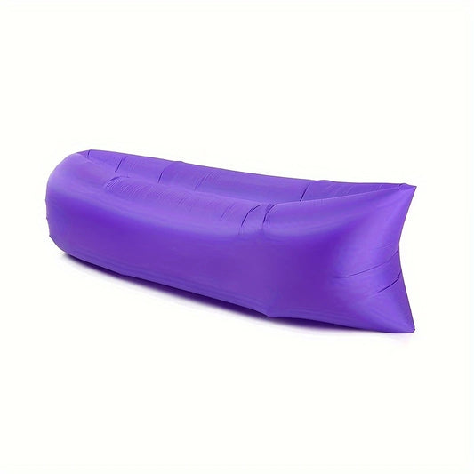 200x70 cm Purple Outdoor Lazy Inflatable Sofa Air Mattress