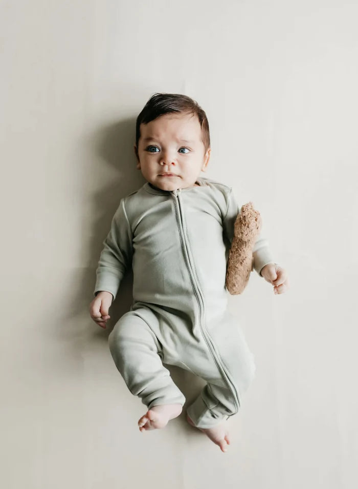 JAMIEKAY Size 2YR Pima Cotton Frankie Zip Onepiece